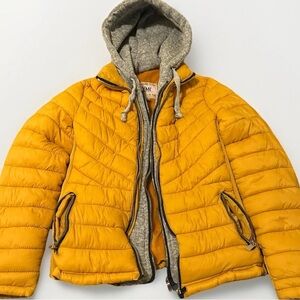 YMI Women’s Junior Puffer Jacket with Detachable Fleece Hood Trending SIZE MM